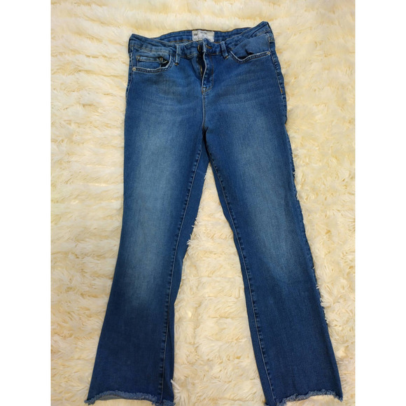 Free People Denim - Women Free People Blue Distress bottom Jeans Size 31